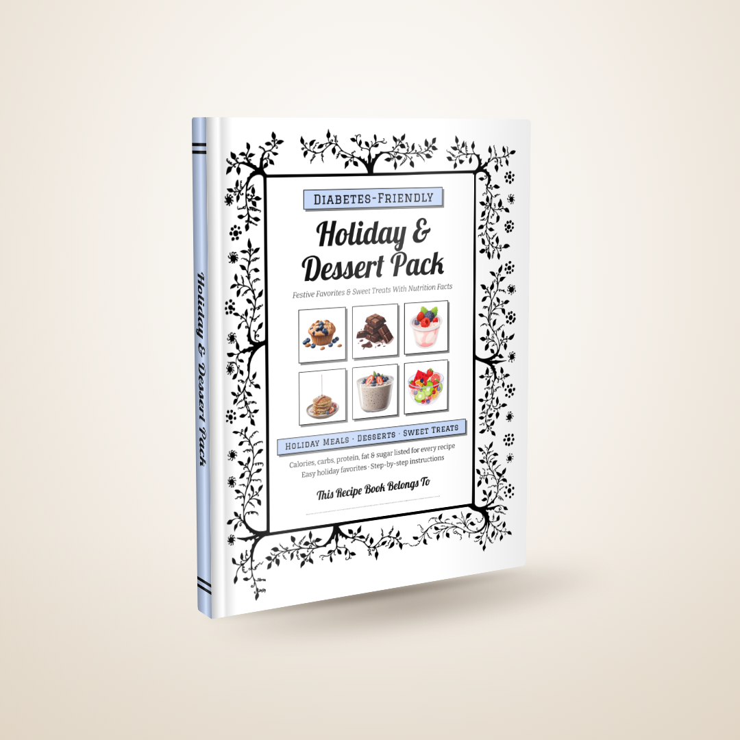 Full Cookbook Combo: Holiday Dessert + Diabetes Food Guide